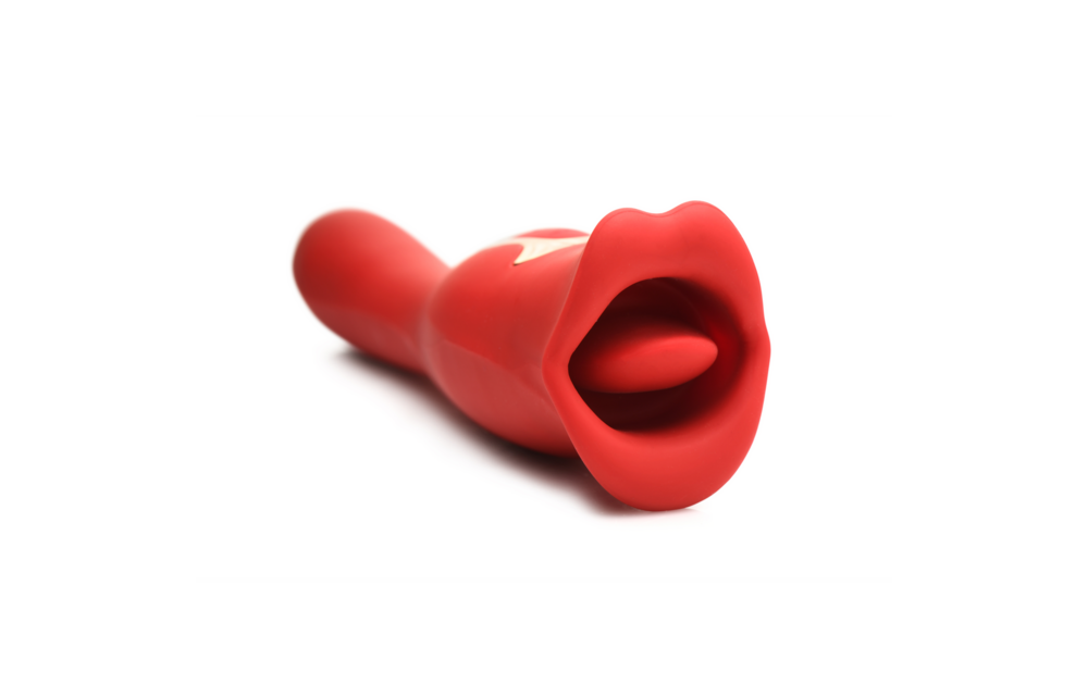 Kiss and Tell Pro Red - Luxury Double-Sided Kissing Vibrator
