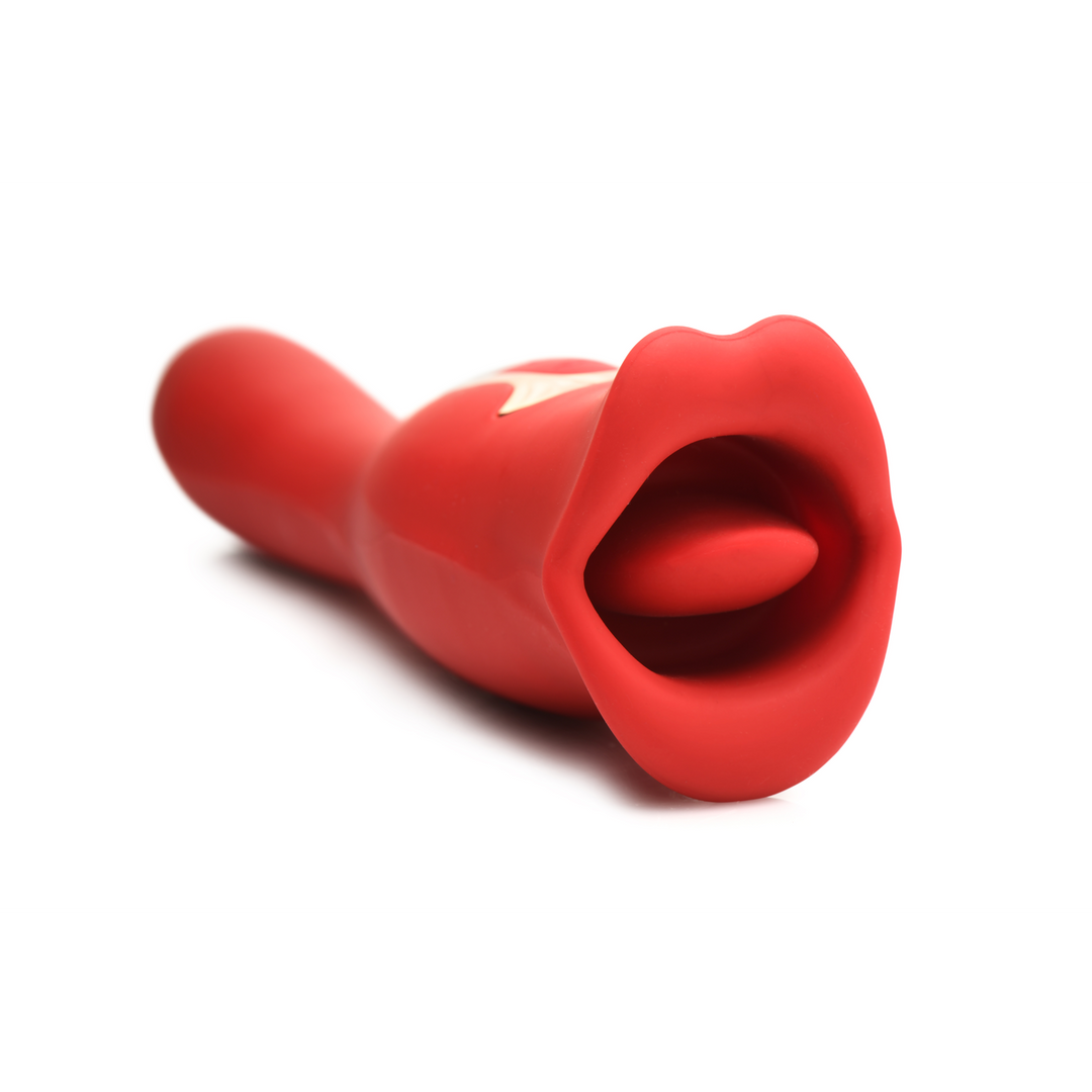 Kiss and Tell Pro Rood - Luxe Dubbelzijdige Kusvibrator