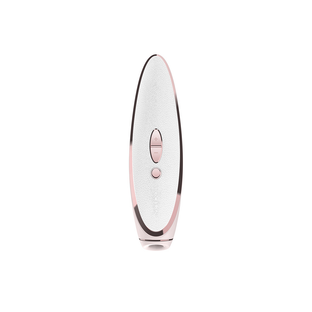Prêt-á-Porter Luxury Air Pulsing Stimulator White/Rose Gold