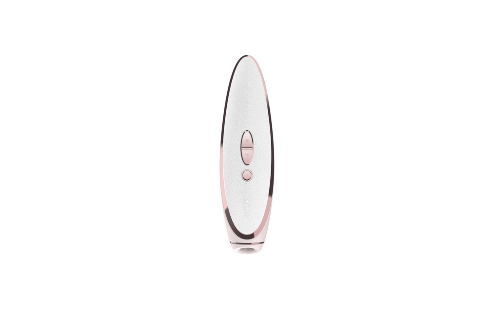 Prêt-á-Porter - Luxe Luchtpulser Stimulator en Vibratie - Wit/Roze Goud