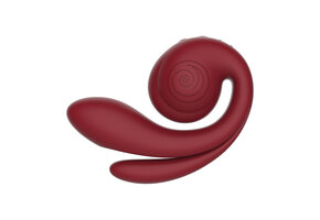 GIZI Pro Bordeaux 12 cm – Dreifach-Stimulator aus Silikon