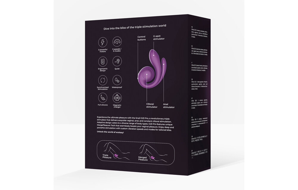 GIZI Pro 12 cm - Triple Stimulator for Ultimate Pleasure