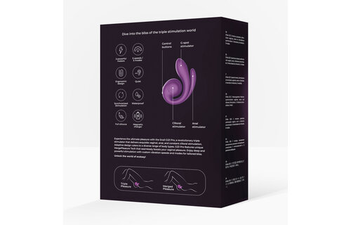 GIZI Pro 12 cm - Drievoudige Stimulator voor Ultiem Genot