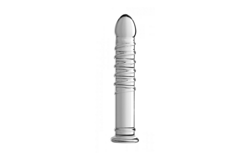 Behemoth XL Glass Dildo 23 cm – Ribbed & Powerful