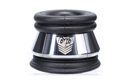 Volledige Metalen Jacket Zwart | Comfort & Kracht Siliconen