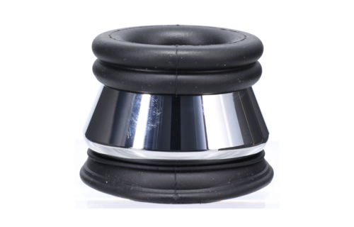 Volledige Metalen Jacket - Zwart