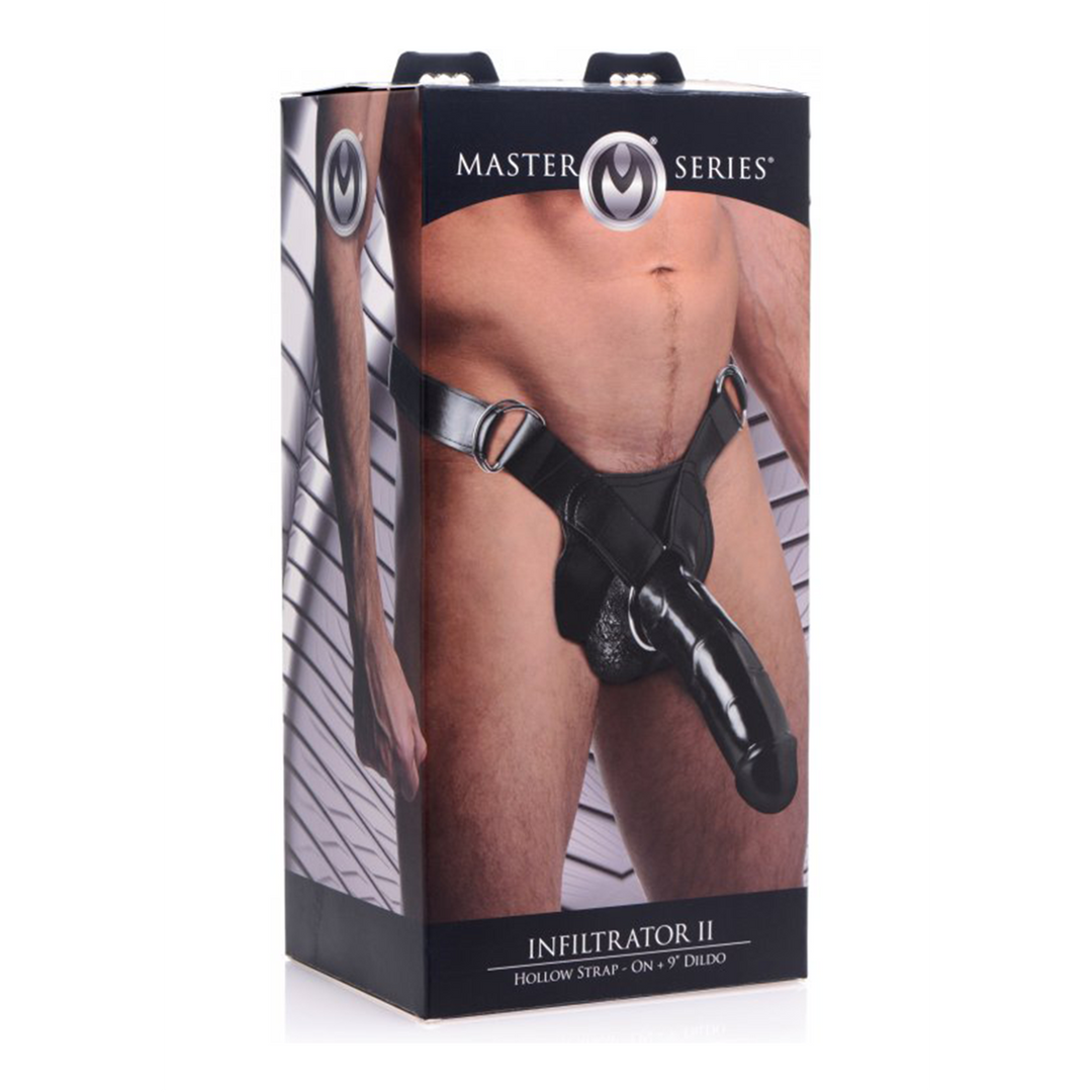 Infiltrator II 22cm Holle Strap-On – Stevig & Comfortabel