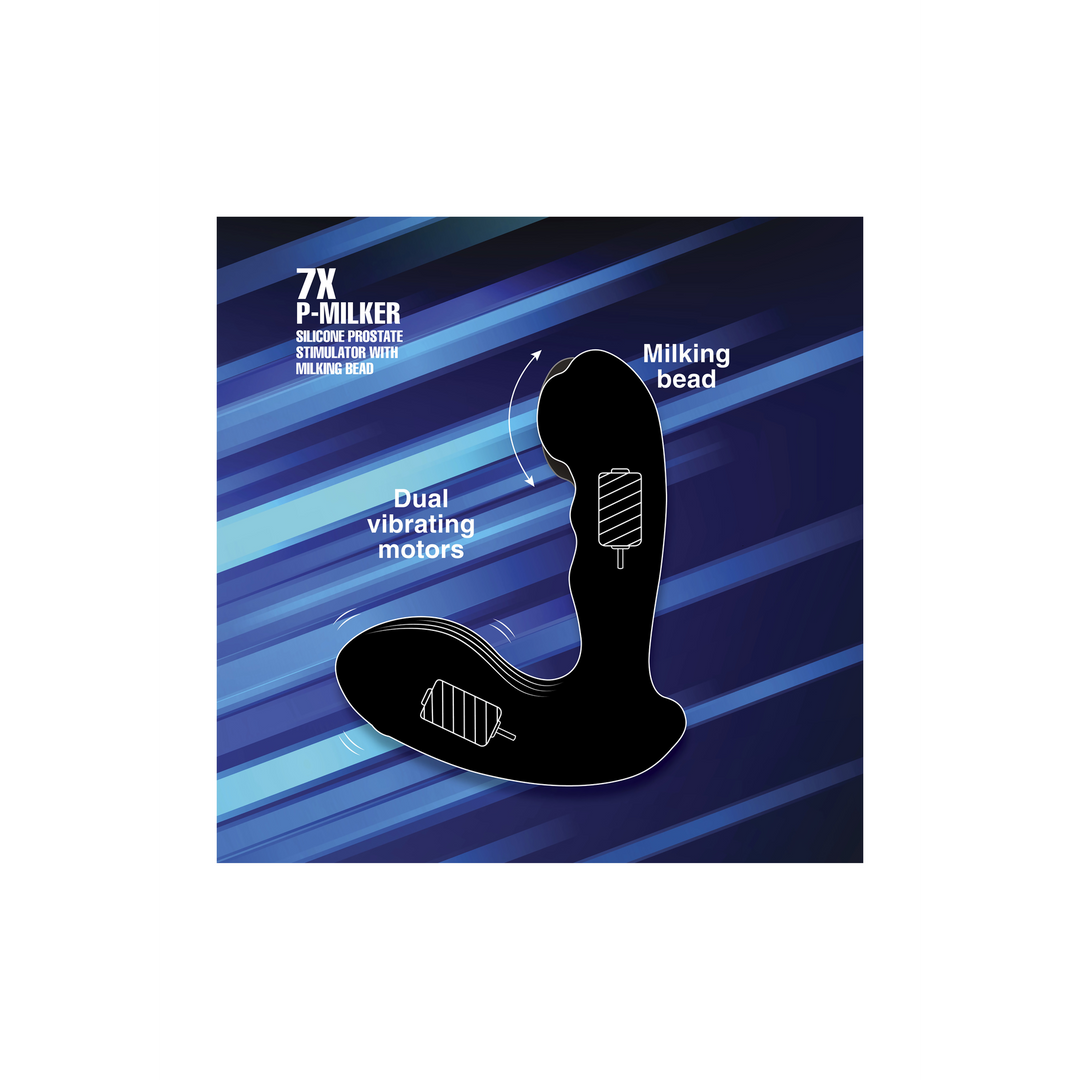 P-Milker - Silikon P-Spot Stimulator mit 7 Geschwindigkeiten