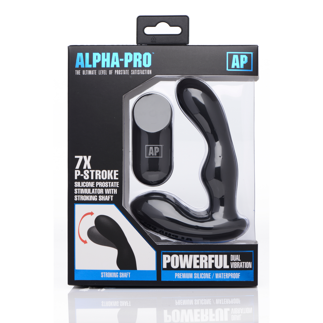 P-Stroke - Prostata Stimulator mit Stroke-Schaft und 7 Geschwindigkeiten