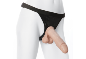 Realistischer Cock + Ultra Harness 18 cm | Vac-U-Lock Set