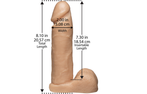 Realistic Cock + Ultra Harness 18 cm | Vac-U-Lock Set