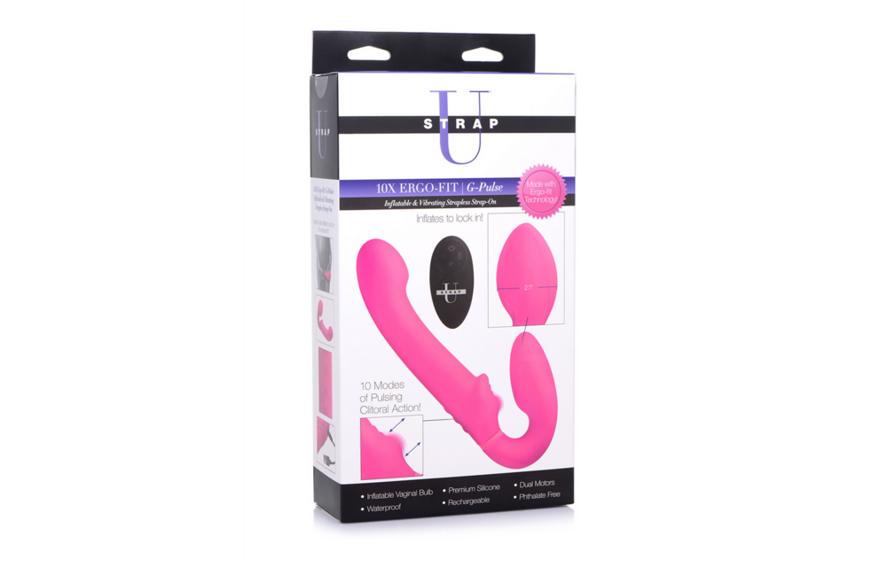 Ergo-Fit G-Pulse Double-Sided Dildo | Luxury Silicone Vibrator