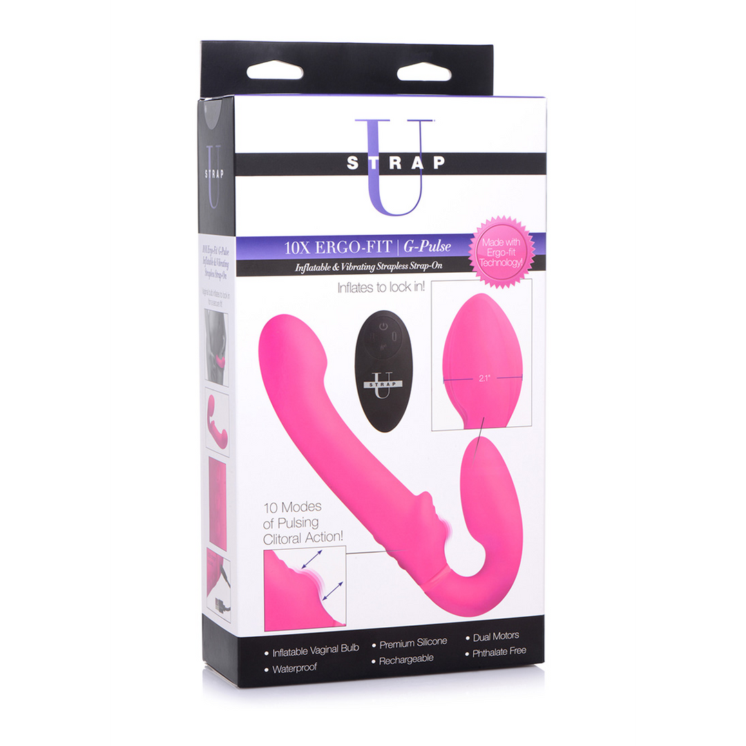 Ergo-Fit G-Pulse Double-Sided Dildo | Luxury Silicone Vibrator