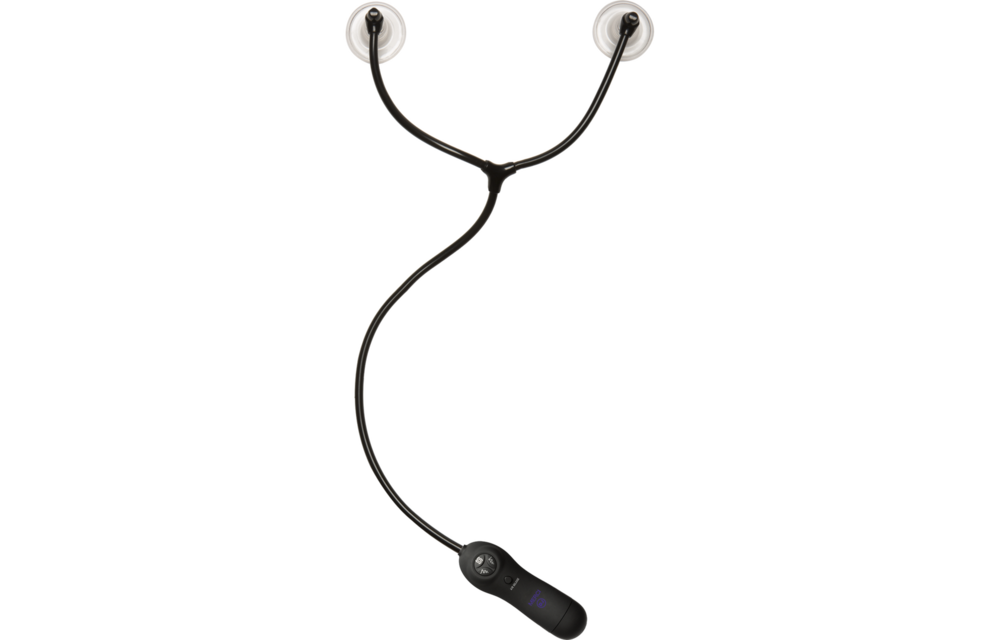 Swell Nipple Suckers Black/Violet – Hands-free Vibration Pleasure