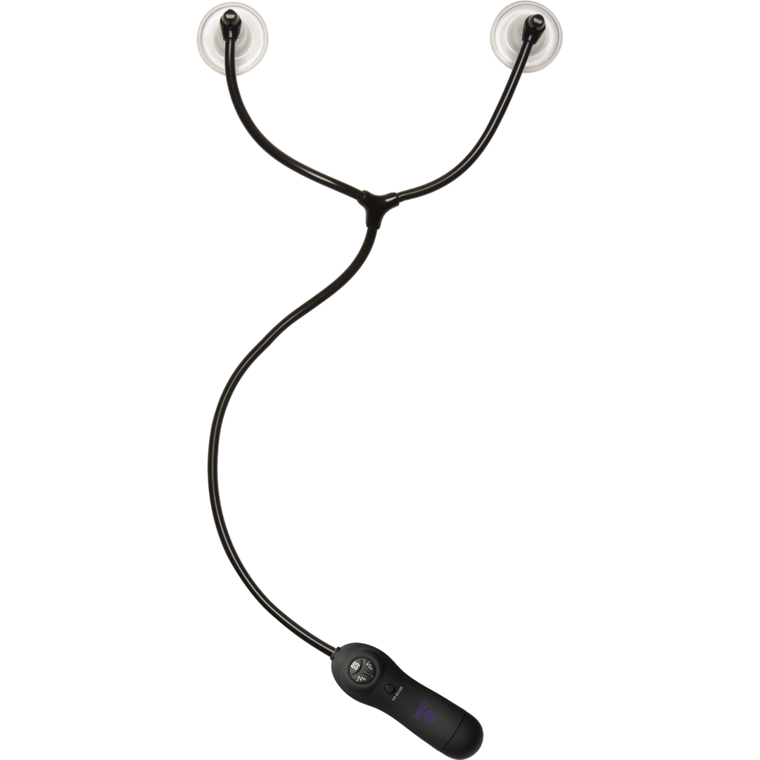 Swell Nipple Suckers Black/Violet – Hands-free Vibration Pleasure