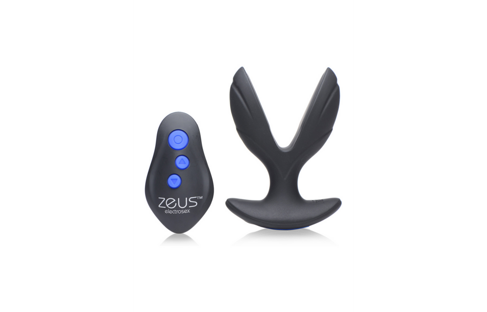 Electro-Spread siliconen buttplug 1,4 cm – Vibrerend & E-Stim