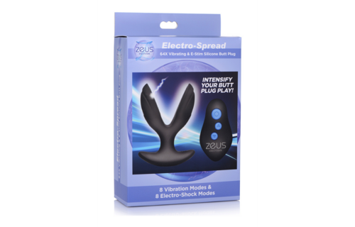 Electro-Spread Silikon-Buttplug 1,4 cm – Vibrierend & E-Stim