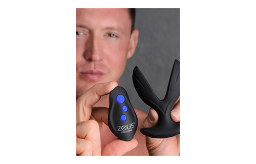 Electro-Spread silicone butt plug 1.4 cm – Vibrating & E-Stim