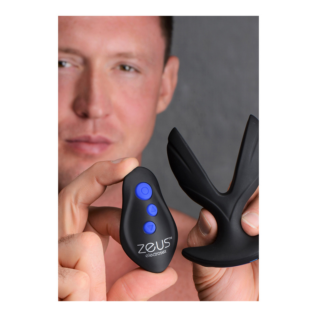 Electro-Spread silicone butt plug 1.4 cm – Vibrating & E-Stim