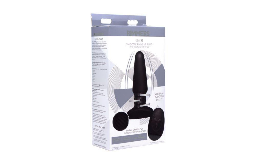 Slim R Smooth Rimming Plug 14 cm with Remote Control