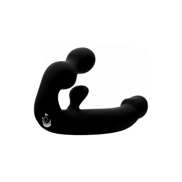 Tri-Volver Strapless Strap-On mit 7 Vibrationen – wiederaufladbar