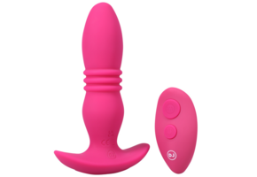 Rise Silicone Anal Plug 15.8 cm with Remote Control | Doc Johnson