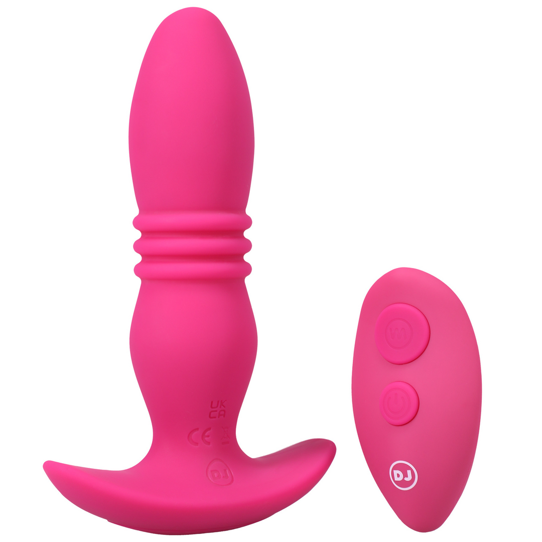 Rise Silicone Anal Plug 15.8 cm with Remote Control | Doc Johnson