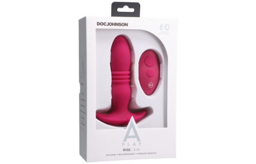 Rise Silicone Anale Plug 15,8 cm met Afstandsbediening | Doc Johnson
