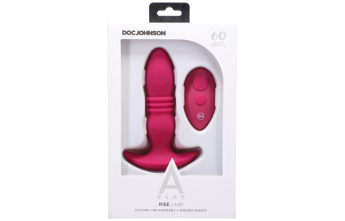 Rise Silicone Anale Plug 15,8 cm met Afstandsbediening | Doc Johnson