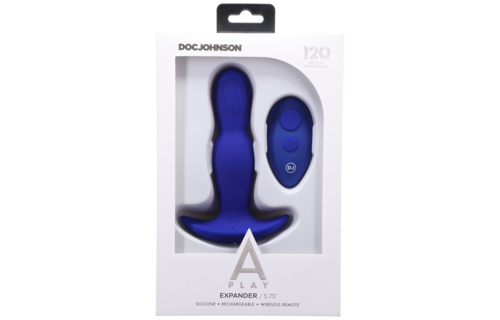 Expander Silikon-Analplug 14,5 cm mit Fernbedienung