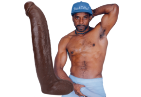 Brickzilla ULTRASKYN Dildo 33 cm – realistisch und schokoladenbraun