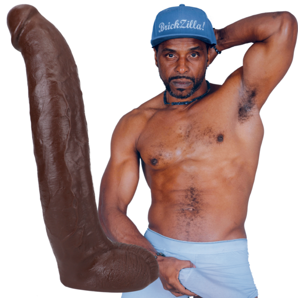 Brickzilla ULTRASKYN Dildo 33 cm - Realistisch & Chocolade