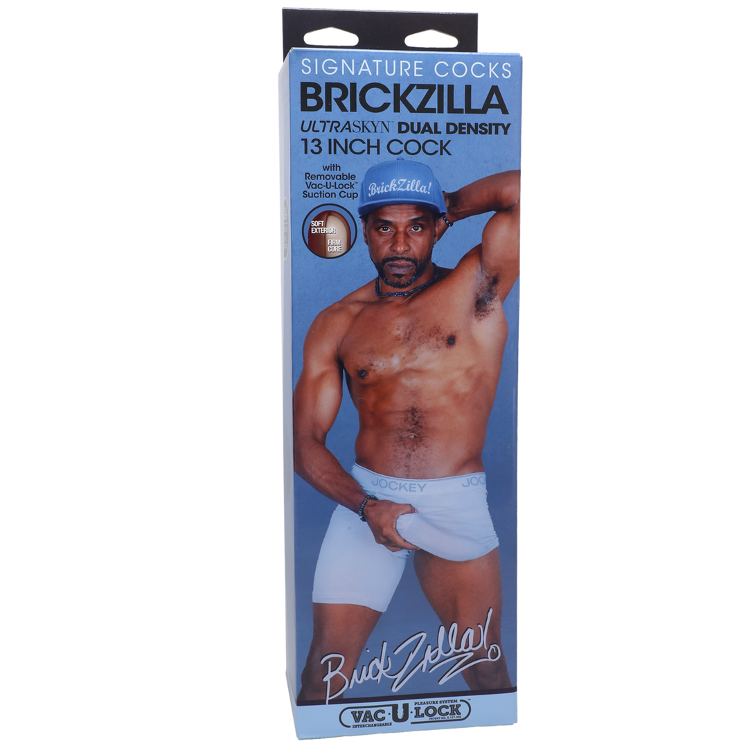 Brickzilla ULTRASKYN Dildo 33 cm - Realistisch & Chocolade