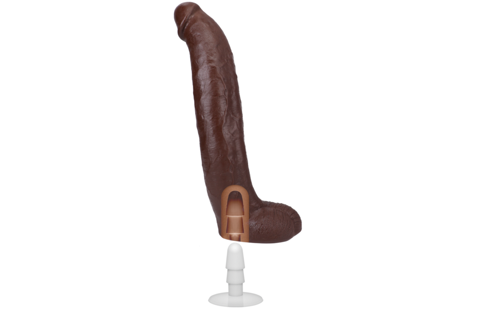 Brickzilla ULTRASKYN Dildo 33 cm - Realistisch & Chocolade