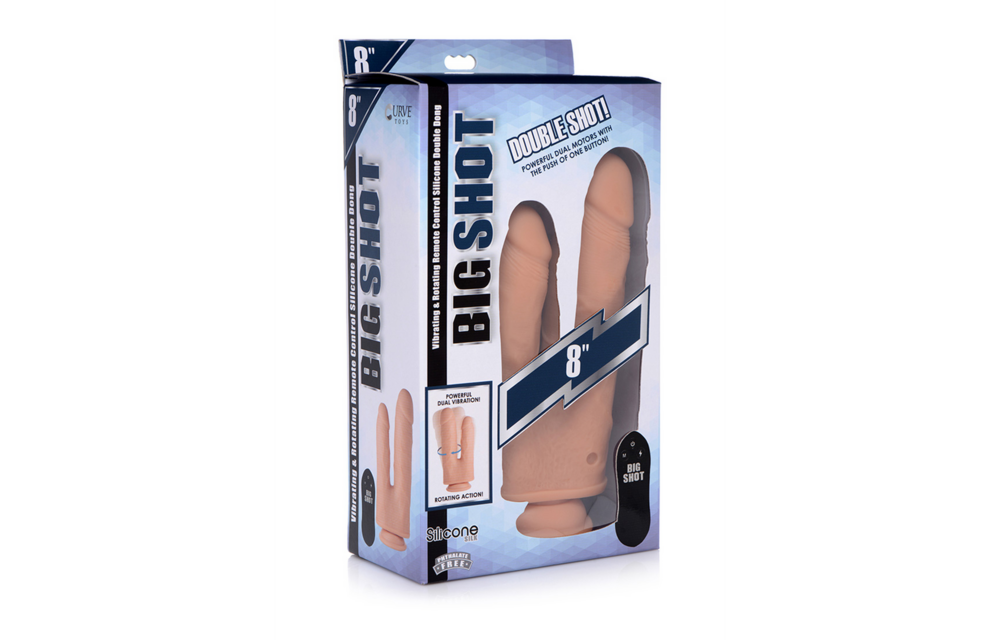 Double Shot Dildo 20,5 cm - Dubbele Plezierkracht Turbo