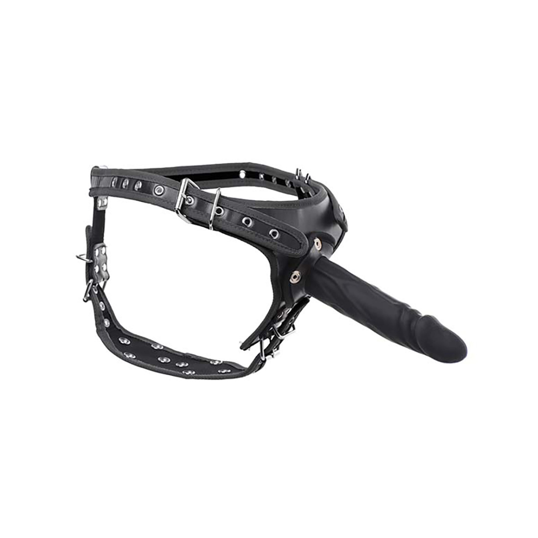 Harness mit doppelter Penetration Strap-On 12 cm | XR Brands