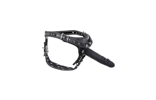 Harnas met dubbele penetratie strap-on 12 cm | XR Brands