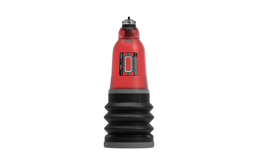 HydroMax3 Rood - Krachtige Penispomp tot 7,5 cm Groei
