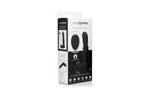 Silikon-Push-Analplug 9,4 cm mit Fernbedienung | XR