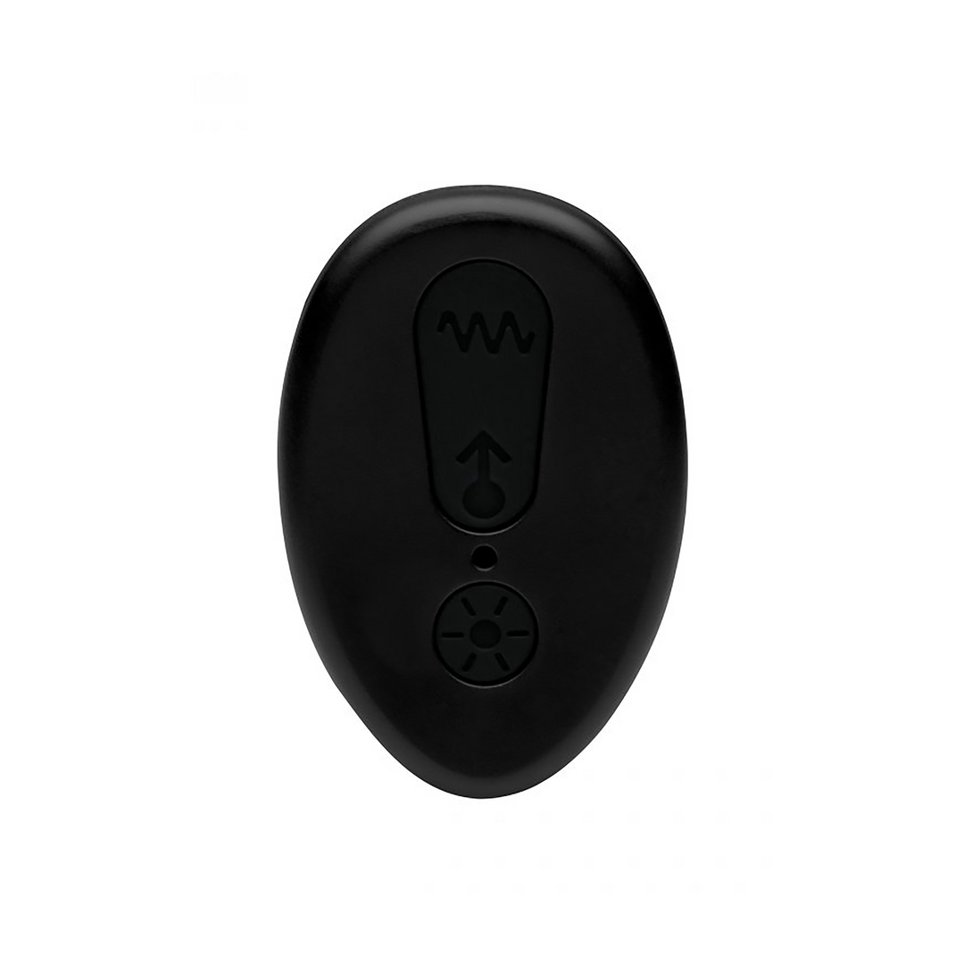 Silicone Pushing Butt Plug 9.4 cm with Remote Control | XR