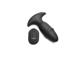 Butt Slider Silikon-Raketenplug Schwarz 9 cm – Luxuriös & Kraftvoll