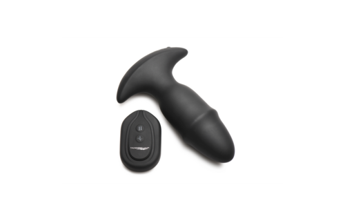 Butt Slider Siliconen Missile Plug Zwart 9 cm – Luxe & Krachtig