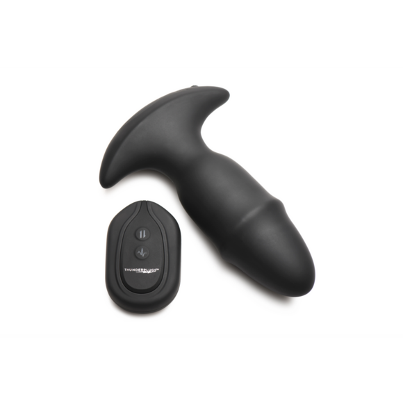 Butt Slider Silicone Missile Plug Black 9 cm – Luxurious & Powerful