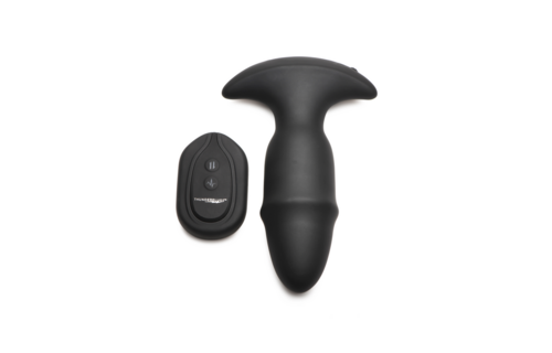 Butt Slider Siliconen Missile Plug Zwart 9 cm – Luxe & Krachtig