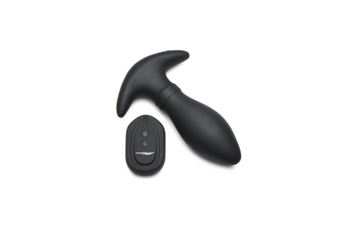 Rim Slide Schiebering Silikon-Buttplug 11 cm – Schwarz