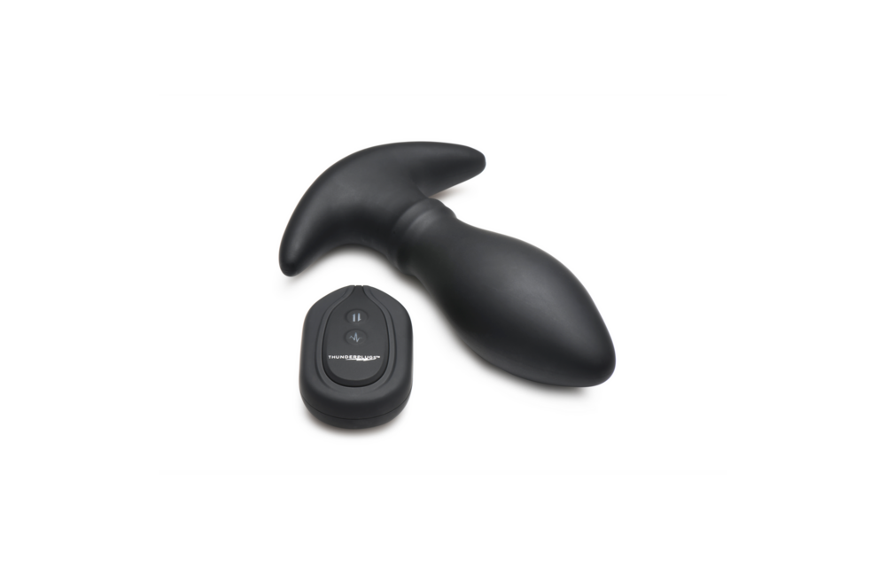 Rim Slide Schiebering Silikon-Buttplug 11 cm – Schwarz