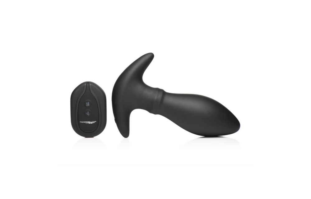 Rim Slide Schiebering Silikon-Buttplug 11 cm – Schwarz