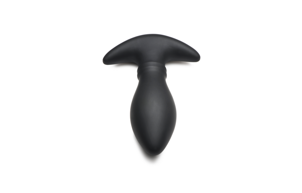 Rim Slide Schiebering Silikon-Buttplug 11 cm – Schwarz