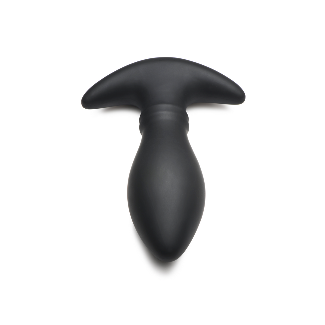 Rim Slide Schiebering Silikon-Buttplug 11 cm – Schwarz