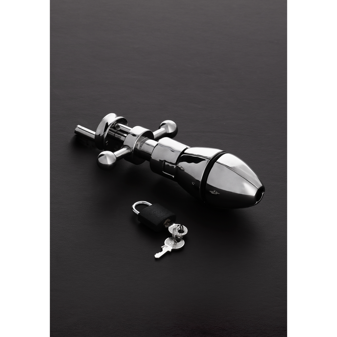 The Ultimate Asslock 18 cm | Steel Anal Plug with Lock